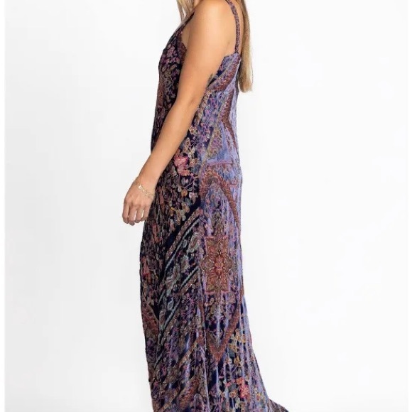 COPY - COPY - JOHNNY WAS OMO BURNOUT PEONY DRESS - Picture 4 of 12